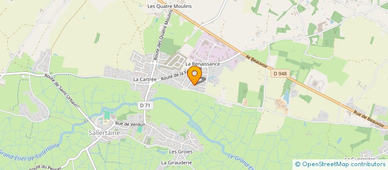 localisation de l'entreprise INDIVISION GEAY à SALLERTAINE