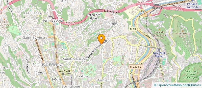 localisation de l'entreprise INDIVISION GEBERS FREITAS ERIK ET CIUSSI MELANIE à NICE