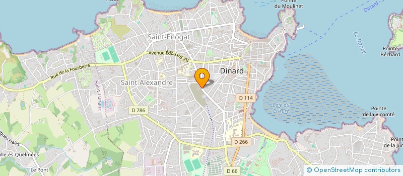 localisation de l'entreprise INDIVISION GEFFRAY  DINARD