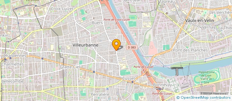 localisation de l'entreprise INDIVISION GELAS  VILLEURBANNE