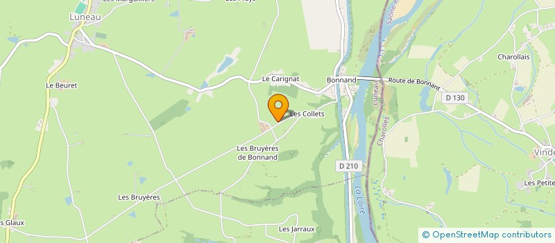 localisation de l'entreprise INDIVISION GELIN CLAUDE ET HENRI à LE DONJON