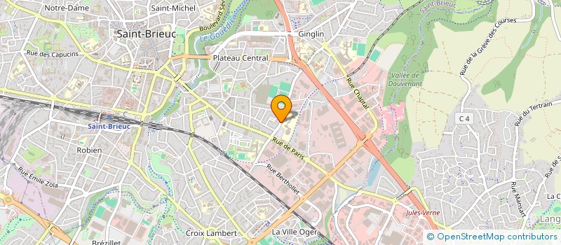 localisation de l'entreprise INDIVISION GENAEL ET GWENAELLE à SAINT-BRIEUC