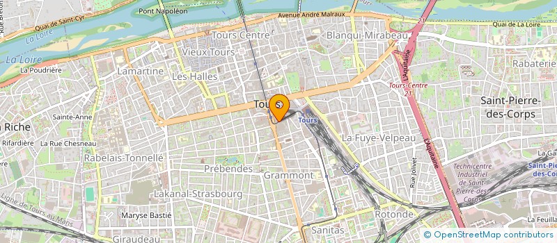 localisation de l'entreprise INDIVISION GENAIN ET LANDRE  TOURS