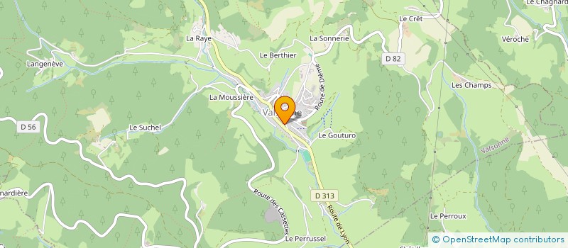 localisation de l'entreprise INDIVISION GENDRE HILAIRE  VALSONNE