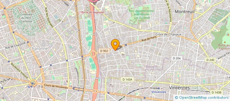 localisation de l'entreprise INDIVISION GENEL / SALMON  MONTREUIL