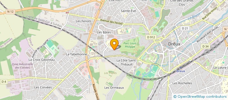 localisation de l'entreprise INDIVISION GENET à DREUX