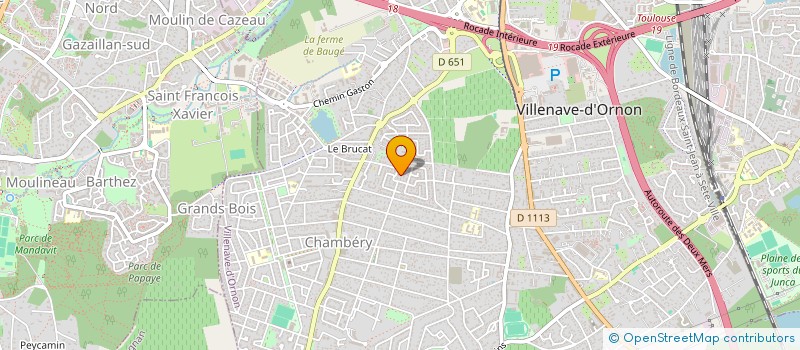 localisation de l'entreprise INDIVISION GENETINE BEDARD-RELIMIEN à VILLENAVE-D'ORNON