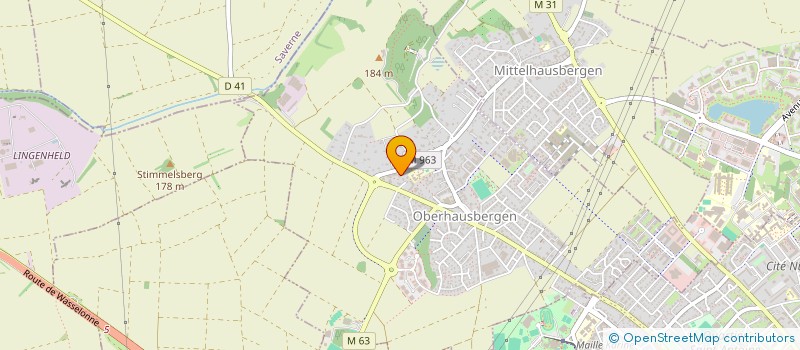 localisation de l'entreprise INDIVISION GENG WEBER  OBERHAUSBERGEN