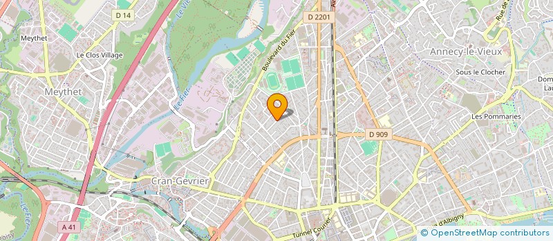 localisation de l'entreprise INDIVISION GENIN-MICHALLON à ANNECY