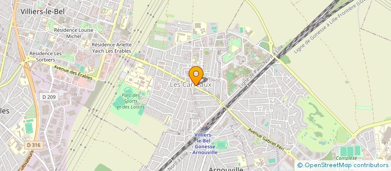 localisation de l'entreprise INDIVISION GENIPA ANSENE  VILLIERS-LE-BEL