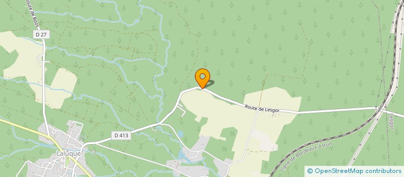 localisation de l'entreprise INDIVISION GENSOUS  LALUQUE