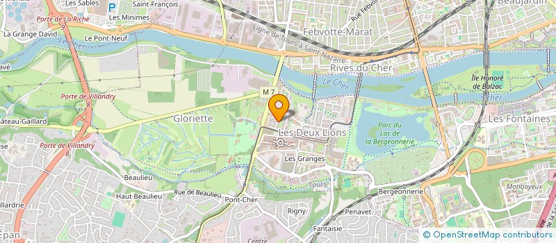 localisation de l'entreprise INDIVISION GENTY-VERRIEST  TOURS