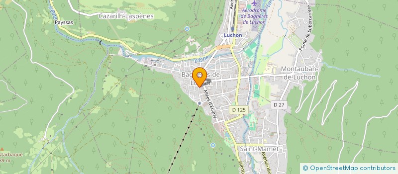 localisation de l'entreprise INDIVISION GEORGEL ET BIERJON  BAGNERES-DE-LUCHON