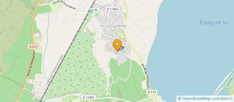 localisation de l'entreprise INDIVISION GEORGES BRASSENS  VIC-LA-GARDIOLE