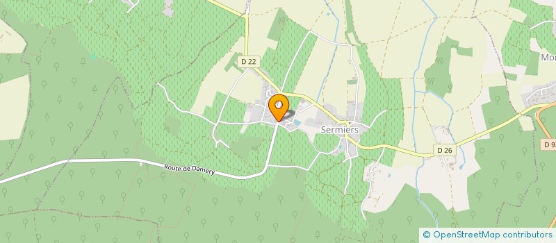 localisation de l'entreprise INDIVISION GEORGETON DEBROYE  SERMIERS