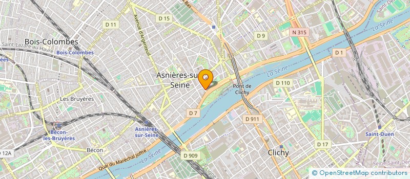 localisation de l'entreprise INDIVISION GERARD  ASNIERES-SUR-SEINE