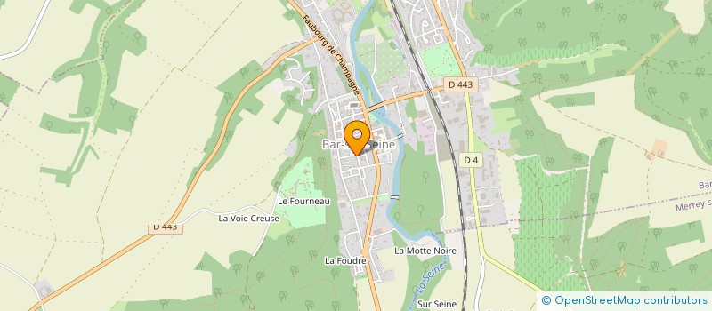localisation de l'entreprise INDIVISION GERARD CAMUS à BAR-SUR-SEINE