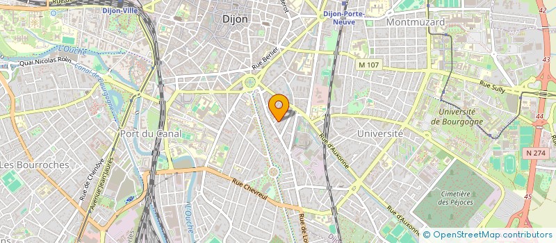 localisation de l'entreprise INDIVISION GERARD CLEMENT ET GUALDE MARION à DIJON