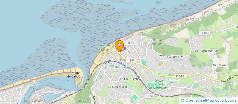 localisation de l'entreprise INDIVISION GERARD LAURE ET COUDRAY JEREMIE  HOULGATE