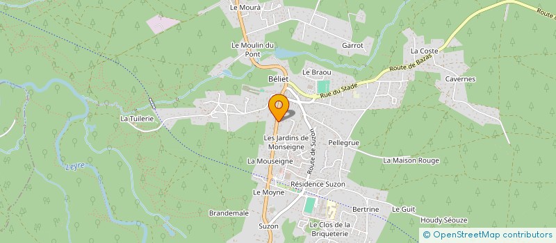 localisation de l'entreprise INDIVISION GERAUD  BELIN-BELIET