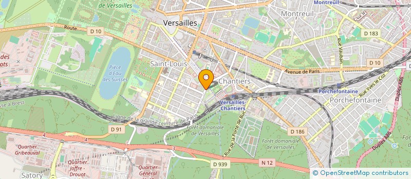 localisation de l'entreprise INDIVISION GERBER à VERSAILLES
