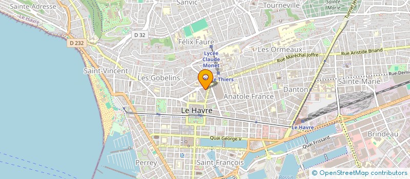 localisation de l'entreprise INDIVISION GERBIER LEFEBVRE à LE HAVRE