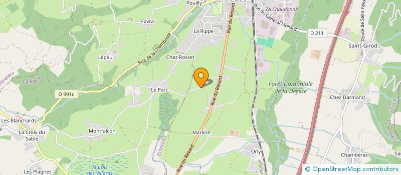 localisation de l'entreprise INDIVISION GERMAIN  ENTRELACS