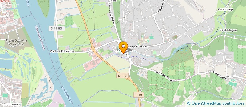 localisation de l'entreprise INDIVISION GERVAIS-LARRAQUE  BORDEAUX