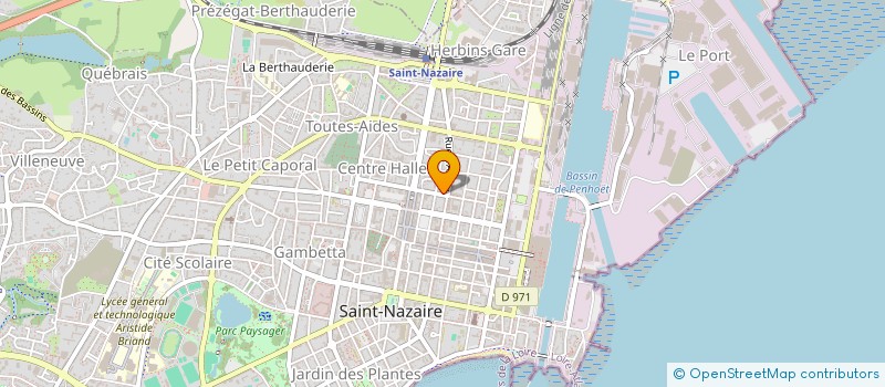 localisation de l'entreprise INDIVISION GERVOT  SAINT-NAZAIRE