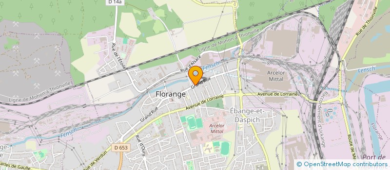 localisation de l'entreprise INDIVISION GHANEM LOUBET  FLORANGE