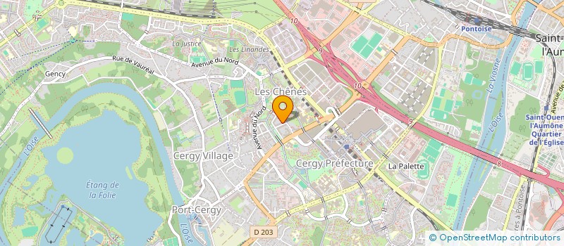 localisation de l'entreprise INDIVISION GHAROUT 2 PRES  CERGY