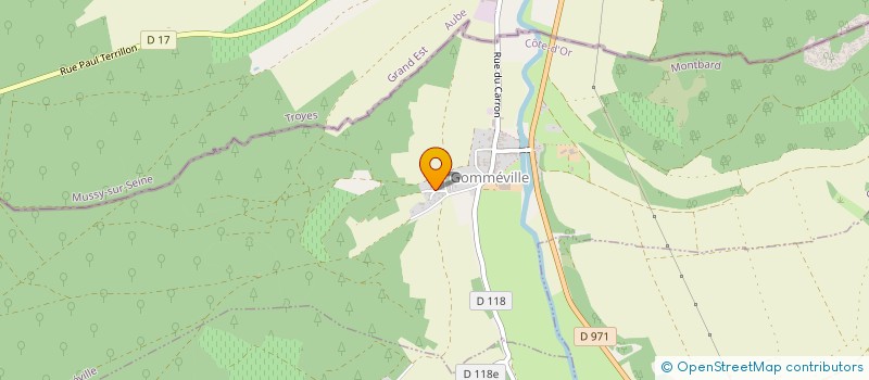 localisation de l'entreprise INDIVISION GHEERAERT FRANCOISE MARIE FRA  CHATILLON SUR SEINE