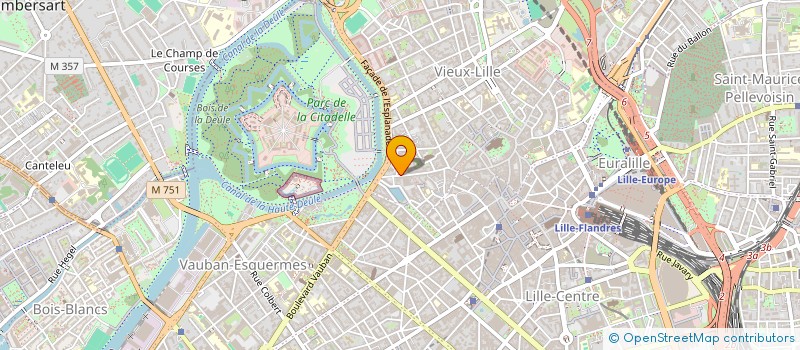 localisation de l'entreprise INDIVISION GHESQUIERE à LILLE