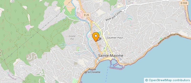 localisation de l'entreprise INDIVISION GHIGLINO PEMZEC à SAINTE-MAXIME