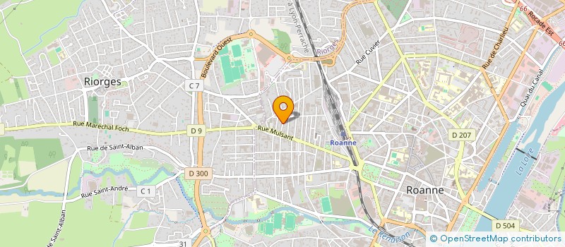 localisation de l'entreprise INDIVISION GHIO HAKO  ROANNE