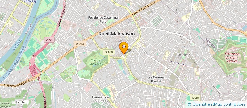 localisation de l'entreprise INDIVISION GIACOMONI-TROUDE à RUEIL-MALMAISON