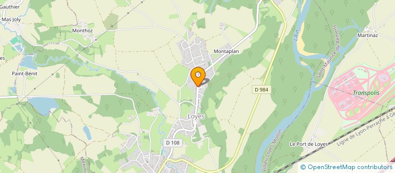 localisation de l'entreprise INDIVISION GIBELLO LEGODEC  VILLIEU-LOYES-MOLLON