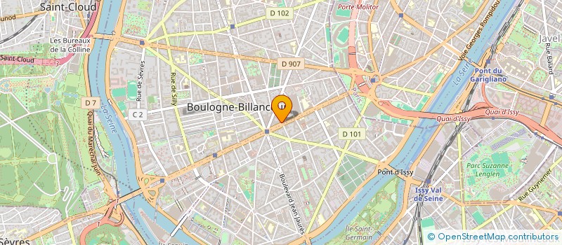 localisation de l'entreprise INDIVISION GIBOULOT PERROT à BOULOGNE-BILLANCOURT