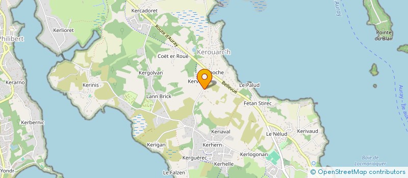 localisation de l'entreprise INDIVISION GICQUIAUD PHILIPPE ET RUTIN ALEXANDRA à LOCMARIAQUER