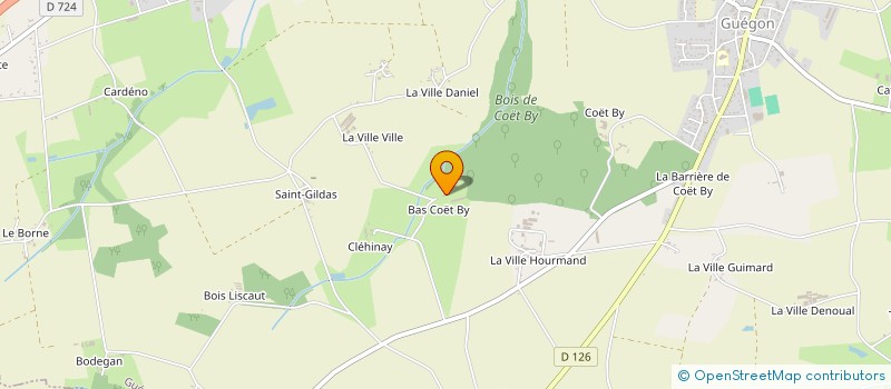 localisation de l'entreprise INDIVISION GILLARD à GUEGON