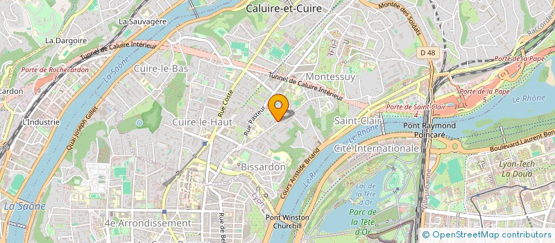 localisation de l'entreprise INDIVISION GILLIARD LAURET FOURNEL  CALUIRE-ET-CUIRE