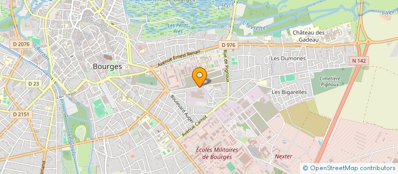 localisation de l'entreprise INDIVISION GILLIERON / BEN SALAH OLIVIER ET NADIA  BOURGES