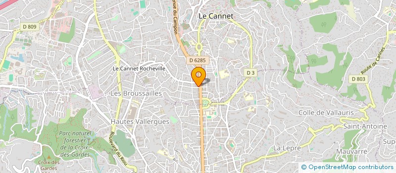 localisation de l'entreprise INDIVISION GIMENEZ  LE CANNET