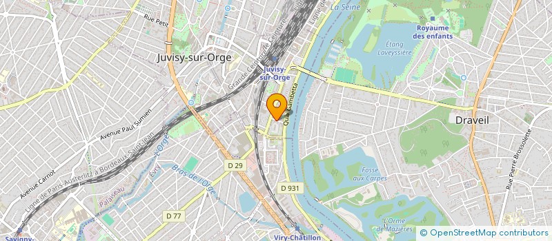 localisation de l'entreprise INDIVISION GINGUENE THUREAU  JUVISY-SUR-ORGE