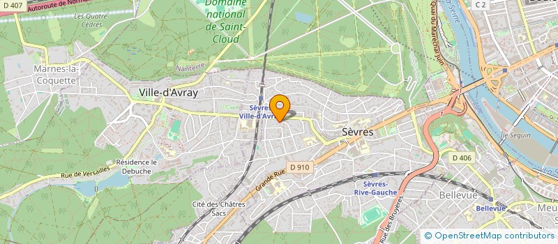 localisation de l'entreprise INDIVISION GIOMAX à SEVRES