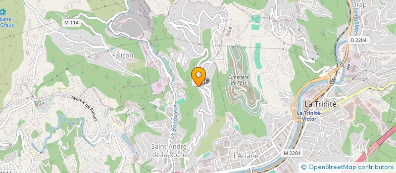 localisation de l'entreprise INDIVISION GIORDANO RUIZ  SAINT-ANDRE-DE-LA-ROCHE