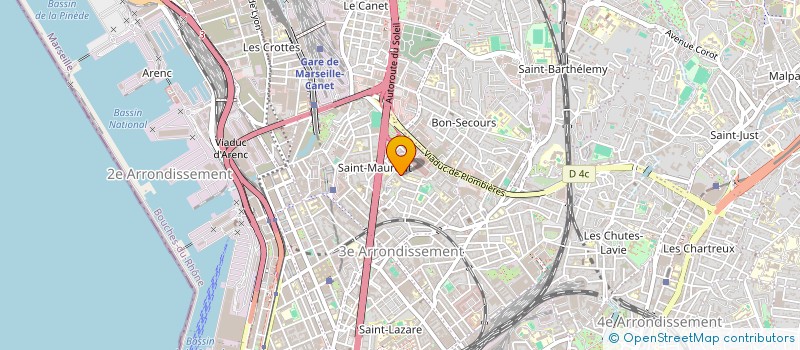 localisation de l'entreprise INDIVISION GIORSETTI VERKINDT à MARSEILLE