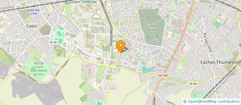 localisation de l'entreprise INDIVISION GIRALDEZ BIANCHI  LOOS