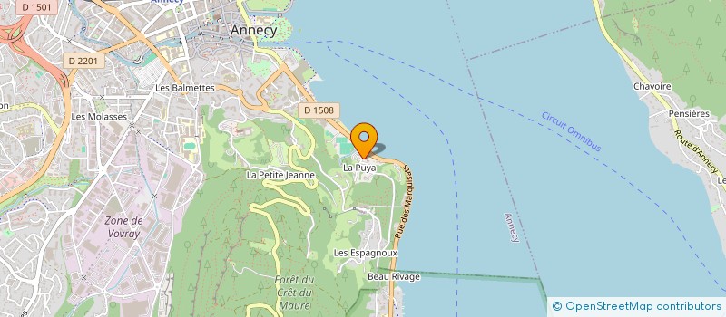 localisation de l'entreprise INDIVISION GIRARD à ANNECY