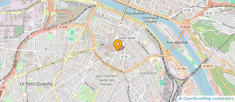 localisation de l'entreprise INDIVISION GIRARD PERREAUT  ROUEN